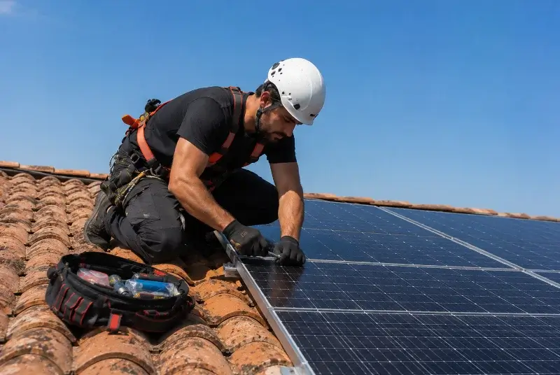 Maintenance et monitoring de panneaux solaires à Cagnotte