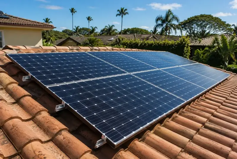 Installation de panneaux solaires à Cagnotte